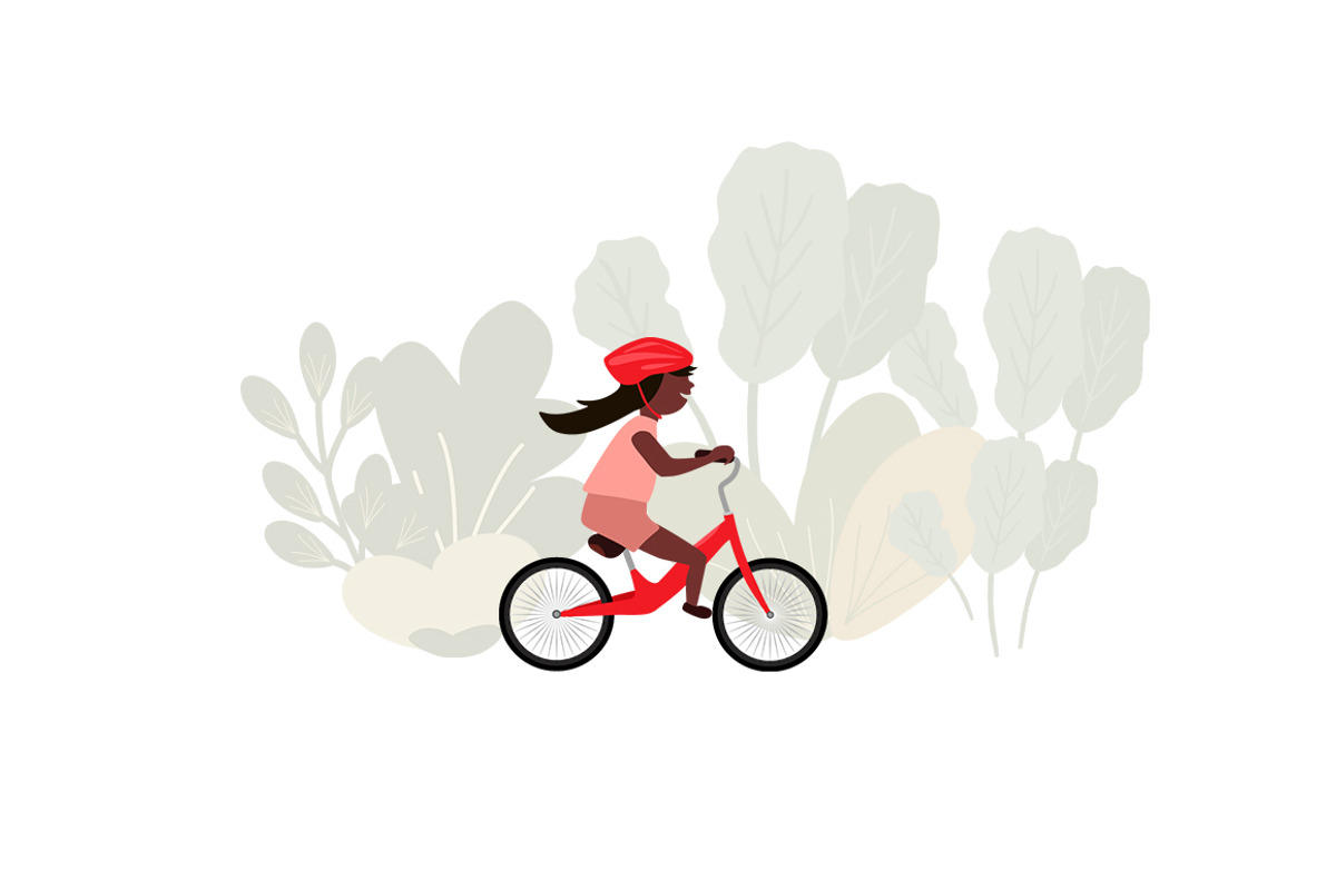 Bike / bicycle vector set, an Illustration by land art (Photo 5 of 20)