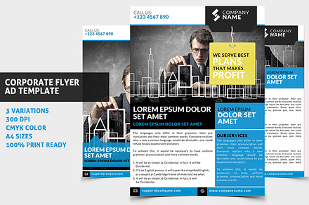 Corporate Flyer / Ad Template 01