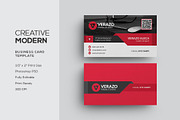 Creative & Modern Business Card, a Business Card Template by Verazo (Thumbnail 1 of 4)