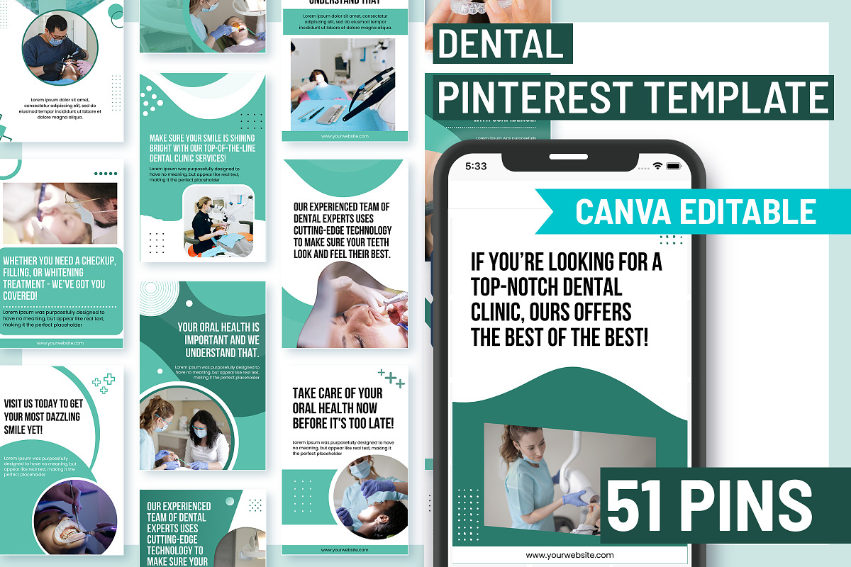 Dental Social Media Template Bundle, a Presentation Template by Snapybiz (Photo 9 of 9)