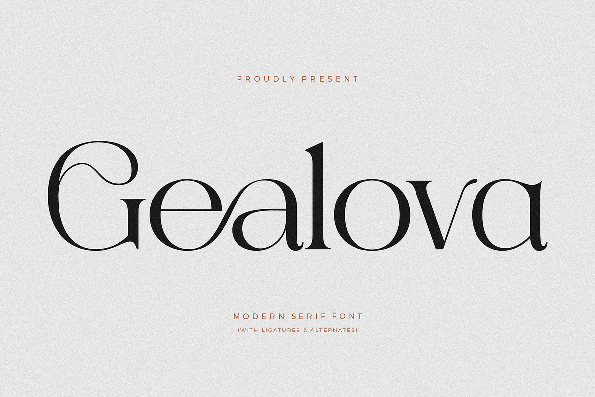 Gealova Modern Serif Font, a Serif Font by Storytype Studio (Photo 1 of 15)