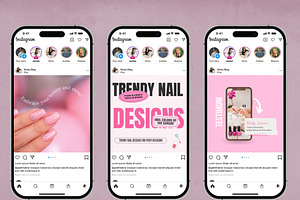 Pink Instagram Post CANVA