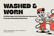 Washed & Worn Texture Pack, a Texture Graphic by Rebus Illustration (Thumbnail 1 of 6)