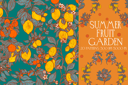 Summer fruit garden