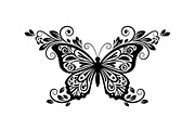Butterfly Floral Vintage Frame Bundl, an Illustration by Creativeshirt (Thumbnail 24 of 51)