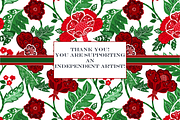 Christmas Boho Indian Patterns, a Pattern Graphic by RachelStudio (Thumbnail 8 of 8)