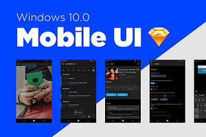 Windows Mobile UI KIT for Sketch
