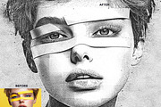 Stipple Ink Artist FX Ps Action, an Action Add-On by Studio Retouch (Thumbnail 4 of 12)