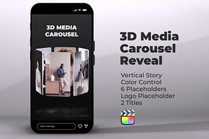 3D Media Carousel for Final Cut Pro, a Templates & Theme by iamkoltunov