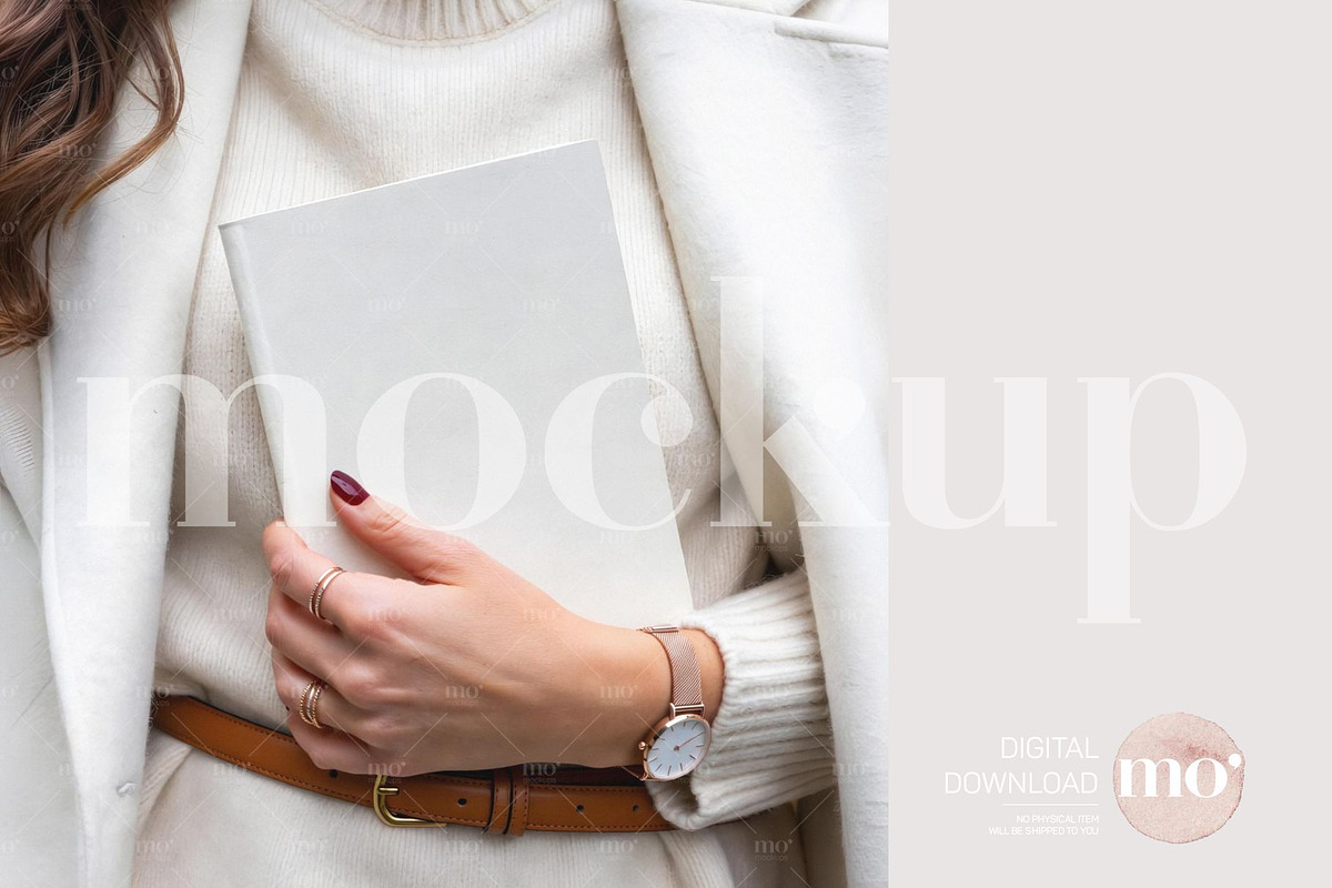 A5 Notebook Mockup, a Mockup by MoMockups (Photo 4 of 5)
