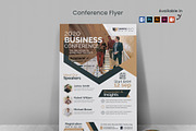 Annual Summit Conference Flyer, a Flyer Template by Cristal Pioneer (Thumbnail 1 of 4)