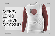 6 Men's Mockups Longsleeve T-Shirt, a Shirt Mockup by Grow Design Craft Studio (Thumbnail 1 of 9)
