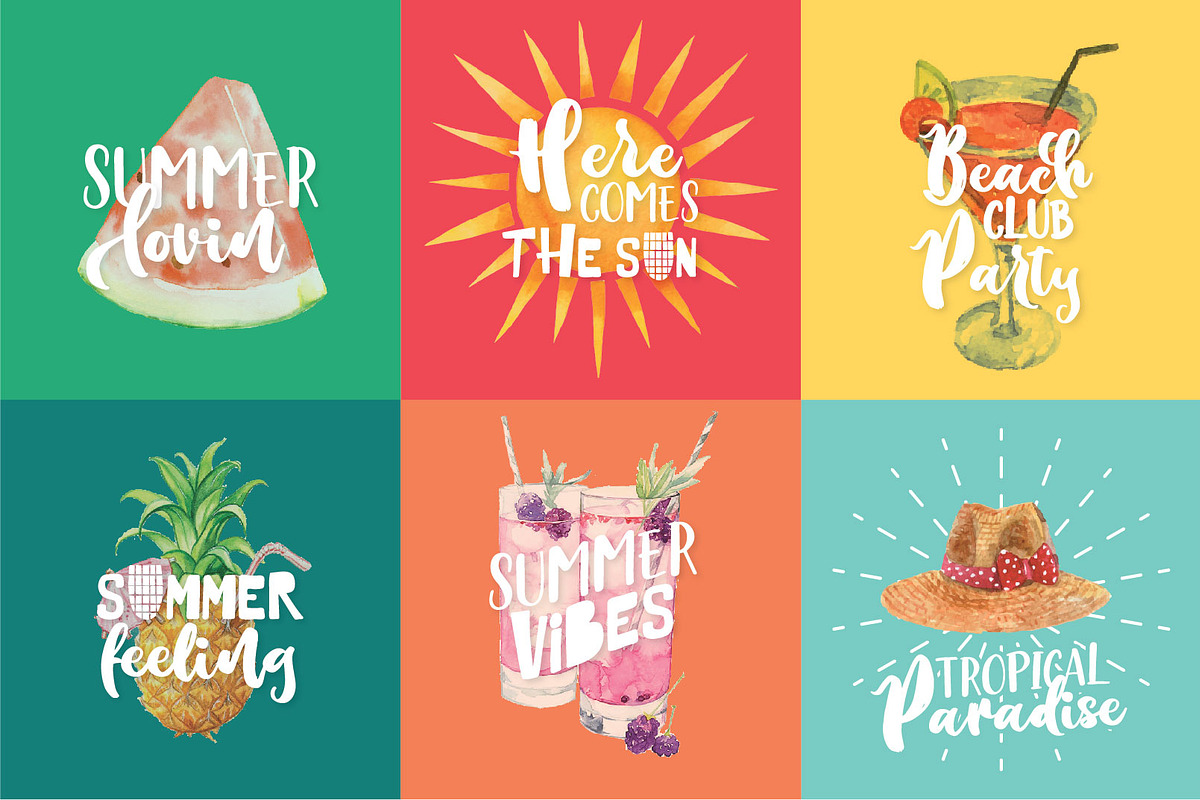 Waves Vibes Trio Font preview 6