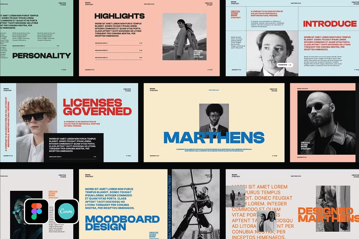 Marthens - Bundle 2 in 1, a Presentation Template by Creatorism (Photo 1 of 9)