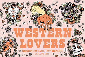 Western Lovers • Illustration suite