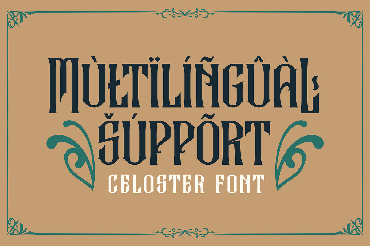 Celoster, a Symbol Font by Vintage Division (Photo 14 of 15)