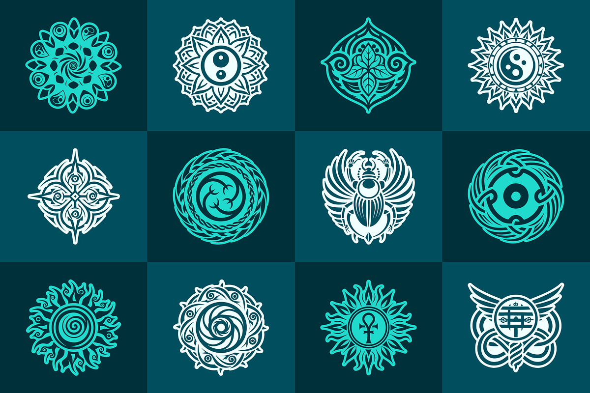 Gratitude Symbol Art Set, a Solid Icon by Creative Stall (Photo 6 of 10)