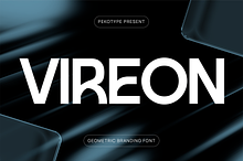 Vireon - Geometric Logo Font