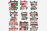 Goodbye 2026 Hello 2027 Christmas, an Emoji Icon by Tanya Kart (Thumbnail 7 of 10)