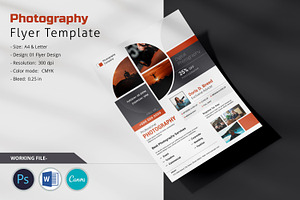 Photography Flyer Template, a Flyer Template by crazyOWL