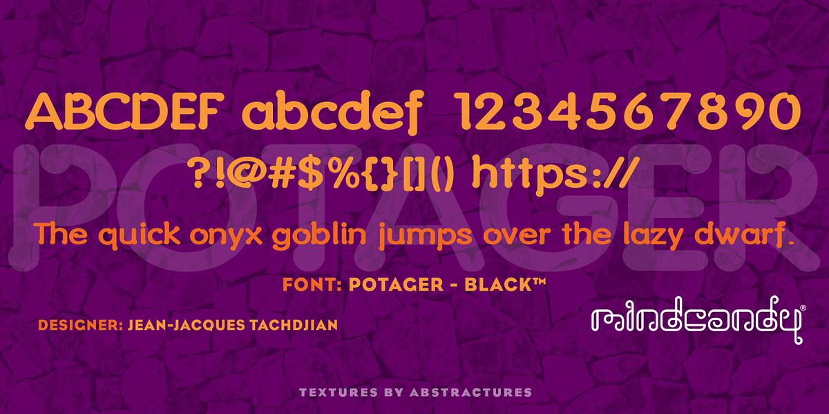 Potager™, a Sans Serif Font by MINDCANDY (Photo 5 of 5)