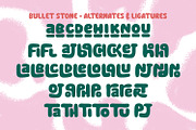 Bullet Stone – Bubble Display Font, a Handwritten Font by Almarkhatype (Thumbnail 10 of 11)