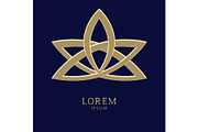 Vector floral logo, an Outline Icon by RODINA (Thumbnail 1 of 3)