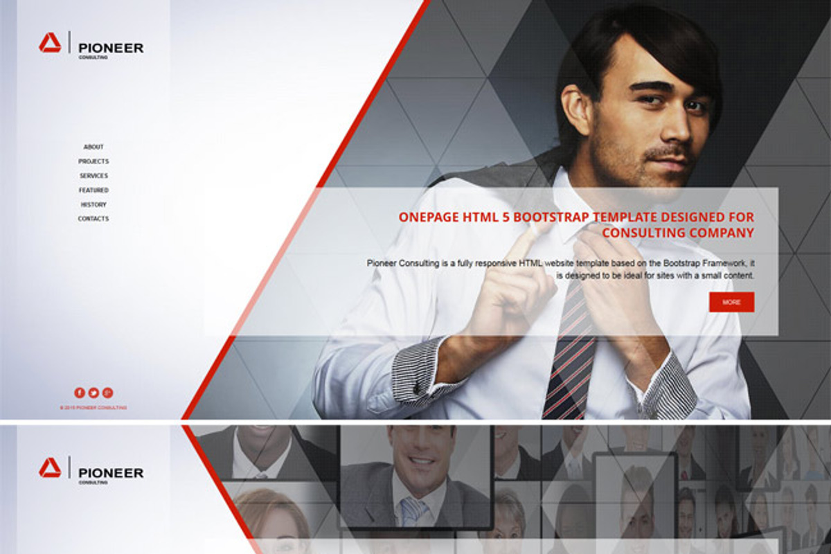 Pioneer - OnePage HTML Theme, a HTML Template by ASDesigning (Photo 2 of 2)