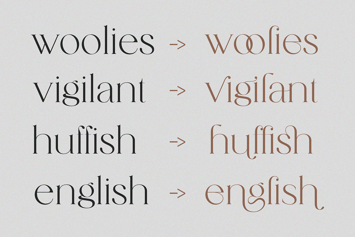 Catalina - Classy Ligature font, a Serif Font by dealitastudio (Photo 8 of 11)