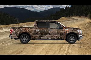 2019 Ford F150 Truck PSD mockup