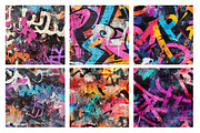 Urban Graffiti Digital Papers, a Pattern Graphic by SinaCreation (Thumbnail 3 of 5)