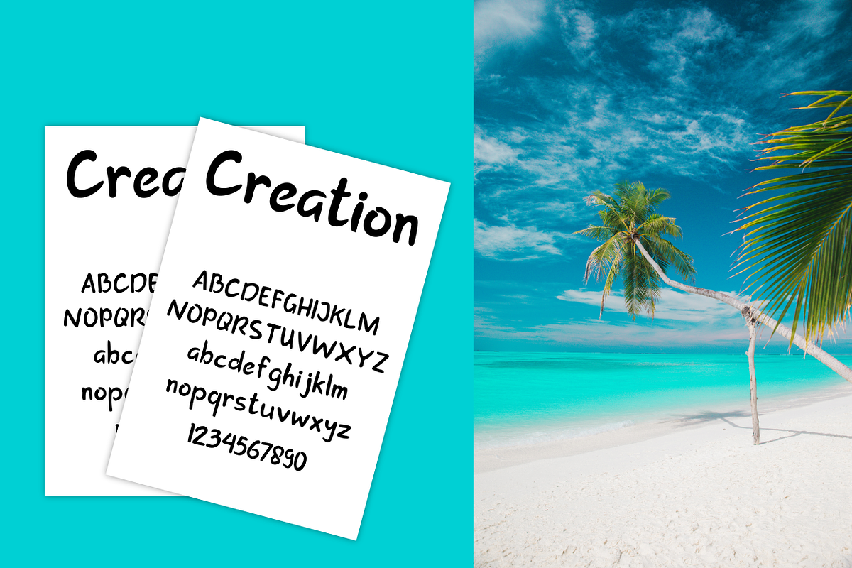 Creation | A Fancy font preview 7
