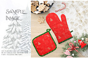Christmas Oven Mitt & Potholders, a Product Mockup by mock-ups (Thumbnail 14 of 16)