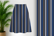 Navy Decorative Stripe Seamless, a Pattern Graphic by Sharon Schwalbe (Thumbnail 1 of 4)