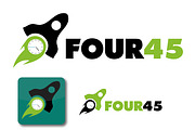 Four45 Delivery Logo, a Branding & Logo Template by Emdaduljs (Thumbnail 5 of 5)