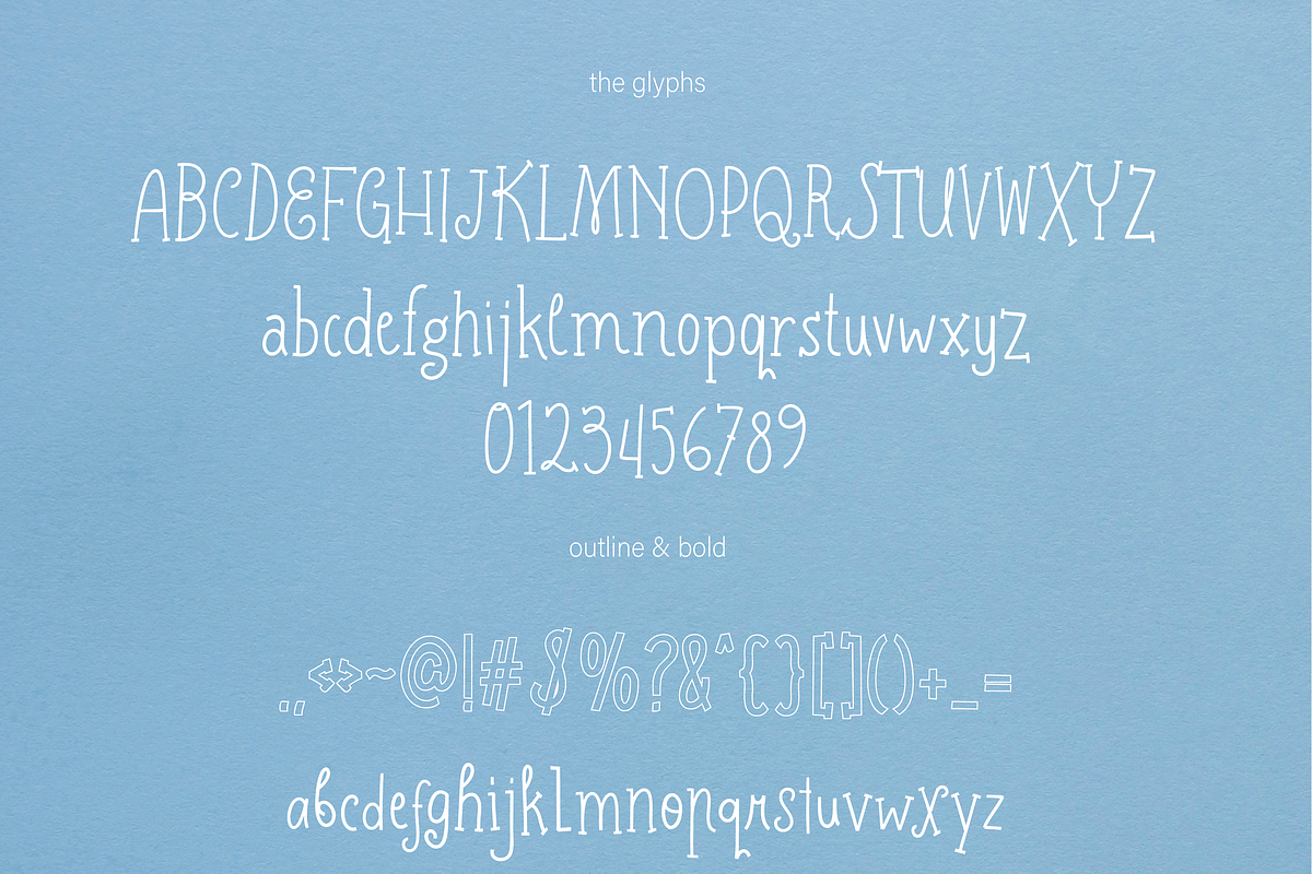The Etoiles - Hand-drawn Font Family, a Handwritten Font by Pinakiaa Studios (Photo 8 of 10)