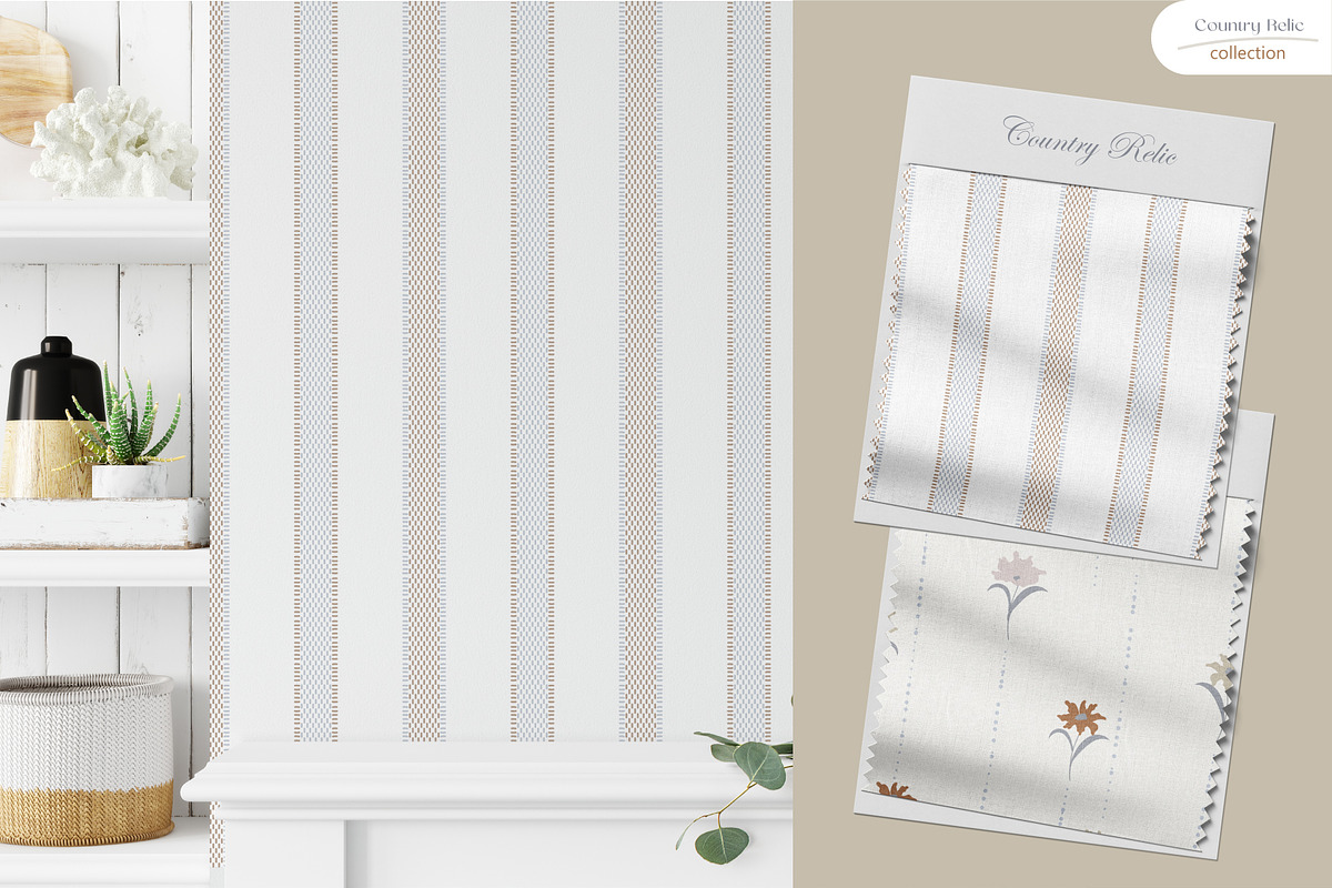 Country Relic - Seamless Patterns, a Pattern Graphic by InaCorart (Photo 6 of 10)