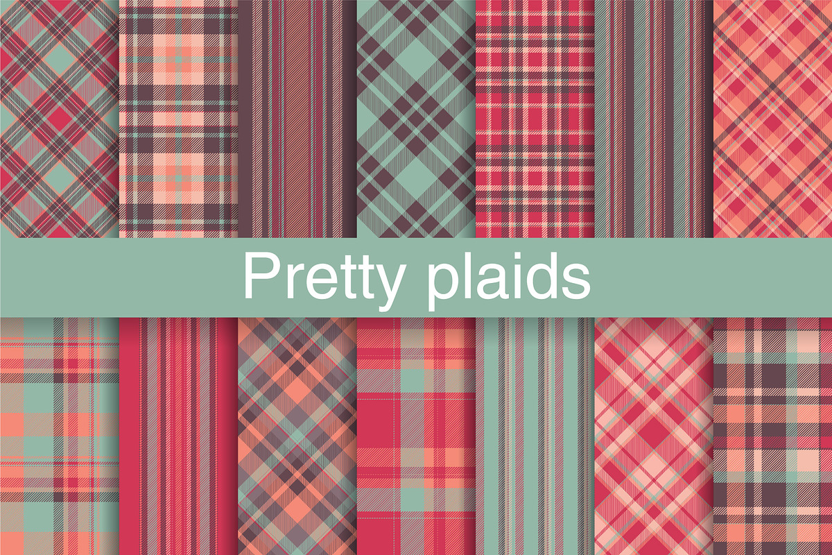 #109 Pretty Modern Plaid Patterns, a Pattern Graphic by Plaid4You (Photo 1 of 11)