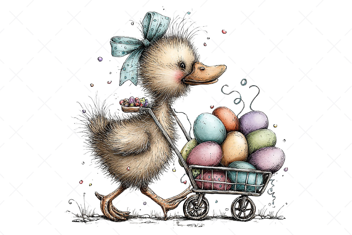 Whimsical Easter Animals Clipart, an Illustration by Craft Nest (Photo 11 of 11)