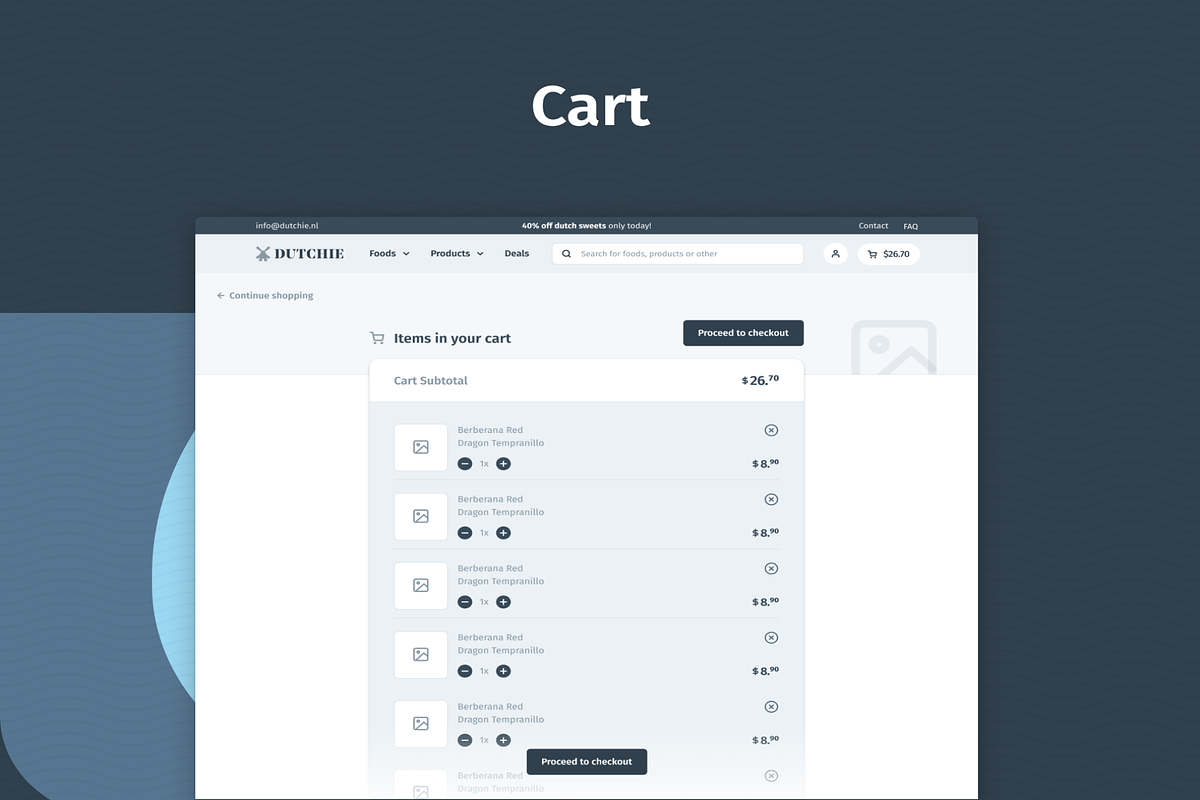 E Commerce Wireframe Kit By Bionic preview 4
