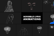 Scribble Lyric Animations for FCPX, a Templates & Theme by 2dfx (Thumbnail 1 of 2)