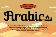 Ramangan - Arabic Style, a Sans Serif Font by Differentialtype (Thumbnail 4 of 8)