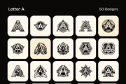 1400 Alphabet Letters Logo, a Solid Icon by Creative Stall (Thumbnail 8 of 34)