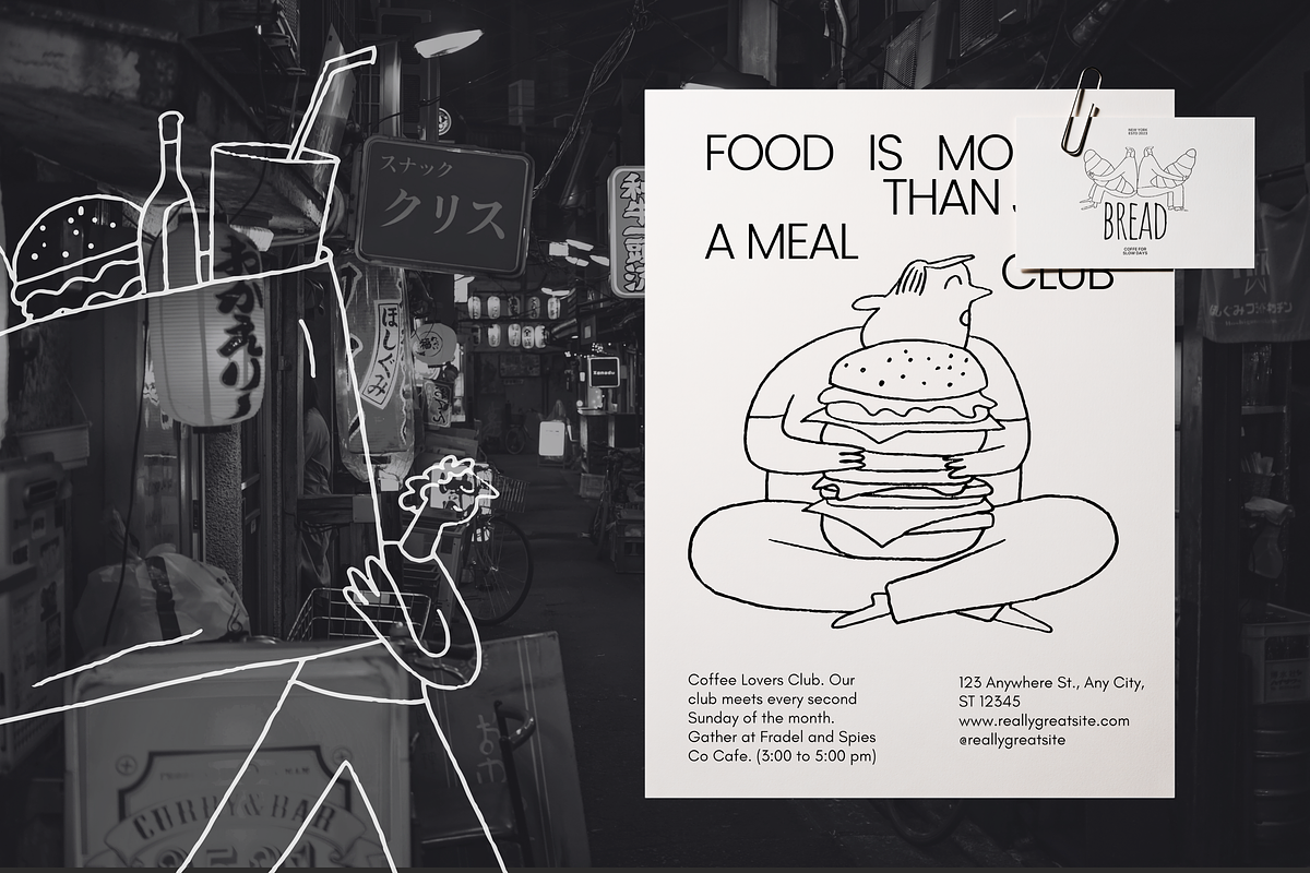 Naive Food: Hand-Drawn Characters, a Food Illustration by Veyla (Photo 9 of 19)