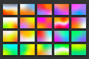 20 Abstract Bright Gradients