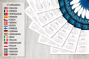 Alfa Calendar Creator 2021, a Stationery Template by inimalGraphic (Thumbnail 5 of 7)