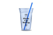 Plastic Cup with Straw Mockup, a Cups & Container Mockup by DesignRushMarket (Thumbnail 2 of 5)