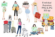 Travel Girls, a Person Illustration by Parinaz Wadia Design (Thumbnail 2 of 3)