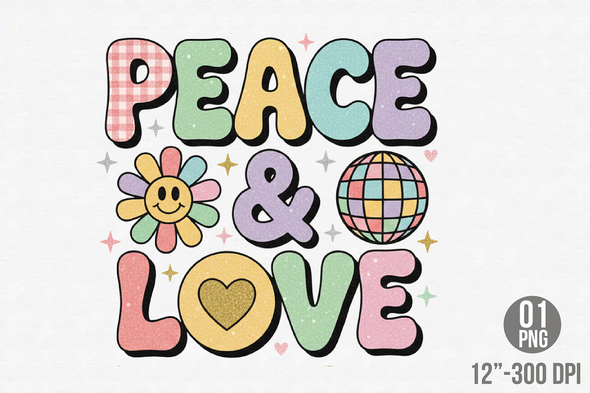 Trendy Valentines Png, Retro, an Illustration by Designking (Photo 6 of 6)