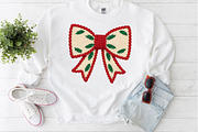 Christmas Coquette Bow Crochet Faux, an Illustration by Craft Nest (Thumbnail 5 of 5)